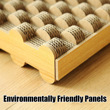 Cat Entertainment Corrugated Scratching Board Cat Toy Anti Scratch Durable