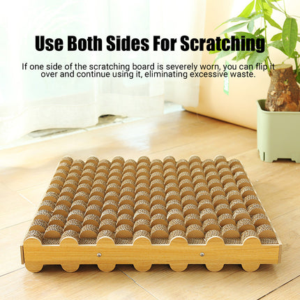 Cat Entertainment Corrugated Scratching Board Cat Toy Anti Scratch Durable