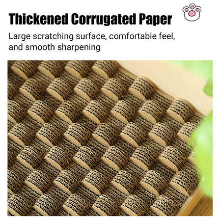 Cat Entertainment Corrugated Scratching Board Cat Toy Anti Scratch Durable