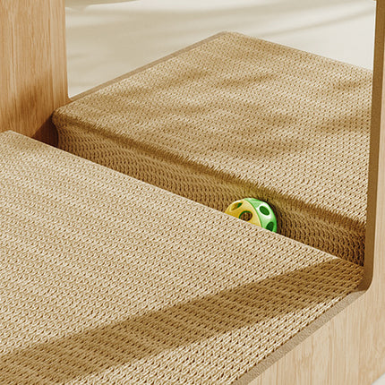Vertical Cat Scratcher Bed 2 in 1 Durable Non Shed for Indoor Cats Scratching