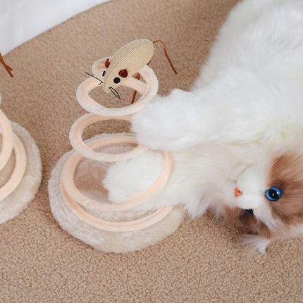 Durable Cat Scratching Board Interactive Scratch Pad Toy for Cats and Kittens