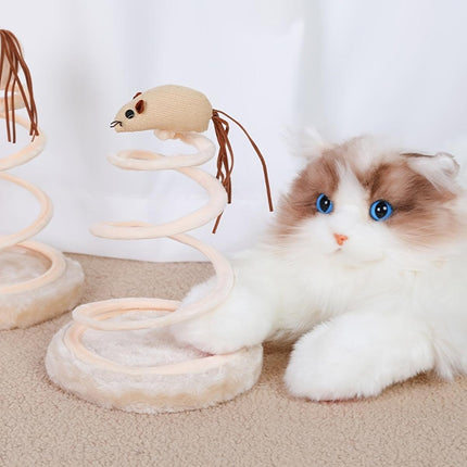 Durable Cat Scratching Board Interactive Scratch Pad Toy for Cats and Kittens