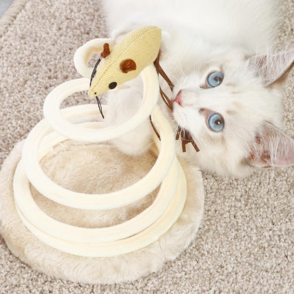 Durable Cat Scratching Board Interactive Scratch Pad Toy for Cats and Kittens