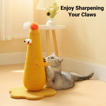 Vertical Cat Scratching Post Sturdy Claw Sharpening Board Durable Sisal Cat Toy