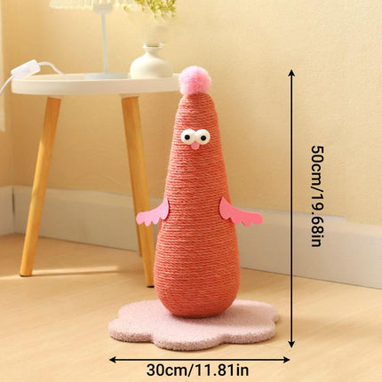Vertical Cat Scratching Post Sturdy Claw Sharpening Board Durable Sisal Cat Toy
