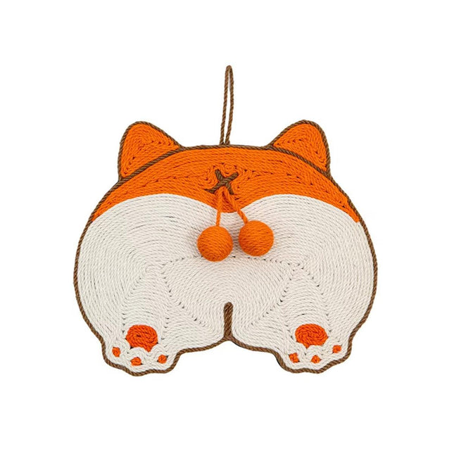 Pet Cat Scratching Mat Durable Wear Resistant Hangable Scratch Pad Cat Toy