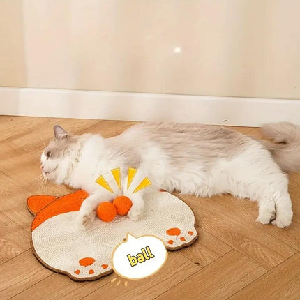 Pet Cat Scratching Mat Durable Wear Resistant Hangable Scratch Pad Cat Toy