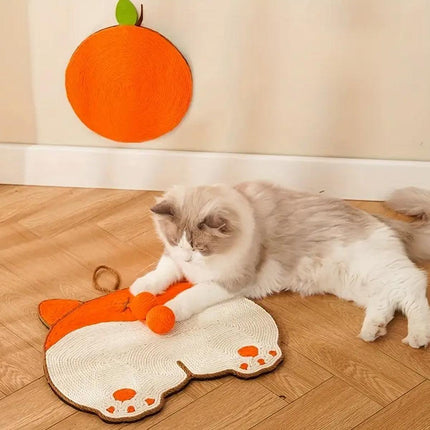 Pet Cat Scratching Mat Durable Wear Resistant Hangable Scratch Pad Cat Toy