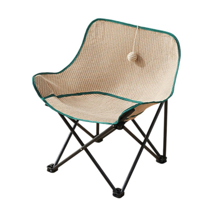 Folding Cat Bed Moon Chair Soft Pet Nest Portable Lounge Sofa for Kitten Sleep