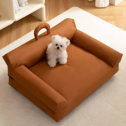 Waterproof Pet Bed Washable Dog Cat Sofa Mat Four Seasons Sleeping Cushion Use