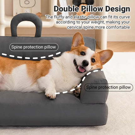 Waterproof Pet Bed Washable Dog Cat Sofa Mat Four Seasons Sleeping Cushion Use