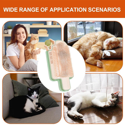 Wall Mounted Scratcher Cat Fur Rubbing Toy Scratching Post Pet Wall Scratcher