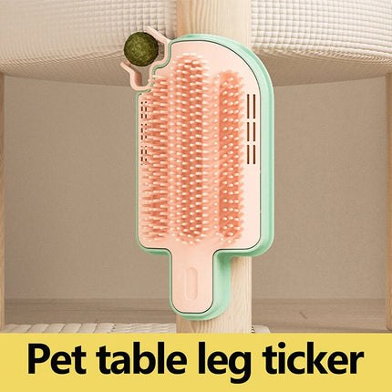 Wall Mounted Scratcher Cat Fur Rubbing Toy Scratching Post Pet Wall Scratcher