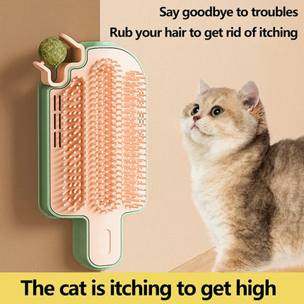 Wall Mounted Scratcher Cat Fur Rubbing Toy Scratching Post Pet Wall Scratcher