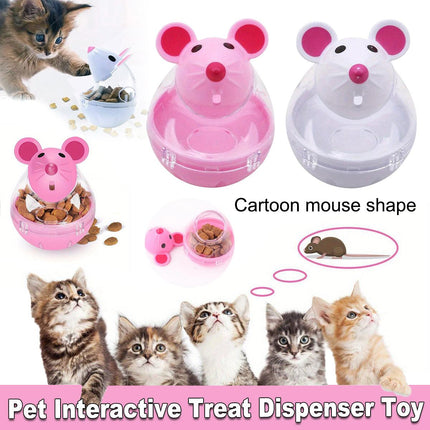 Cat Toys Mouse Leaky Ball Pet Interactive Toy Fun Leaky Ball for Cats Play