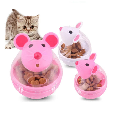 Cat Toys Mouse Leaky Ball Pet Interactive Toy Fun Leaky Ball for Cats Play