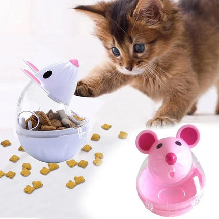 Cat Toys Mouse Leaky Ball Pet Interactive Toy Fun Leaky Ball for Cats Play