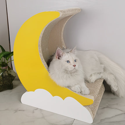 Cat Scratch Board-corrugated Paper Cat Play Board-cat Nest Cat House Cat Bowl-Trojan Moon