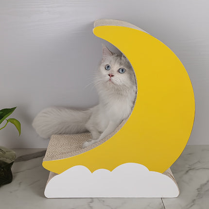 Cat Scratch Board-corrugated Paper Cat Play Board-cat Nest Cat House Cat Bowl-Trojan Moon