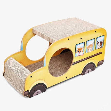 Car Shaped Cat Scratcher Bed Large Durable Cat Nest Claw Grinder Scratch Pad Toy
