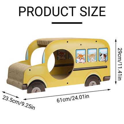 Car Shaped Cat Scratcher Bed Large Durable Cat Nest Claw Grinder Scratch Pad Toy