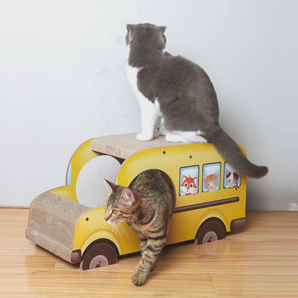 Car Shaped Cat Scratcher Bed Large Durable Cat Nest Claw Grinder Scratch Pad Toy