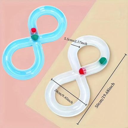 Cat Toys Carousel Teaser Tunnel Kitten Play Fighting Toy Interactive Fun for Cat