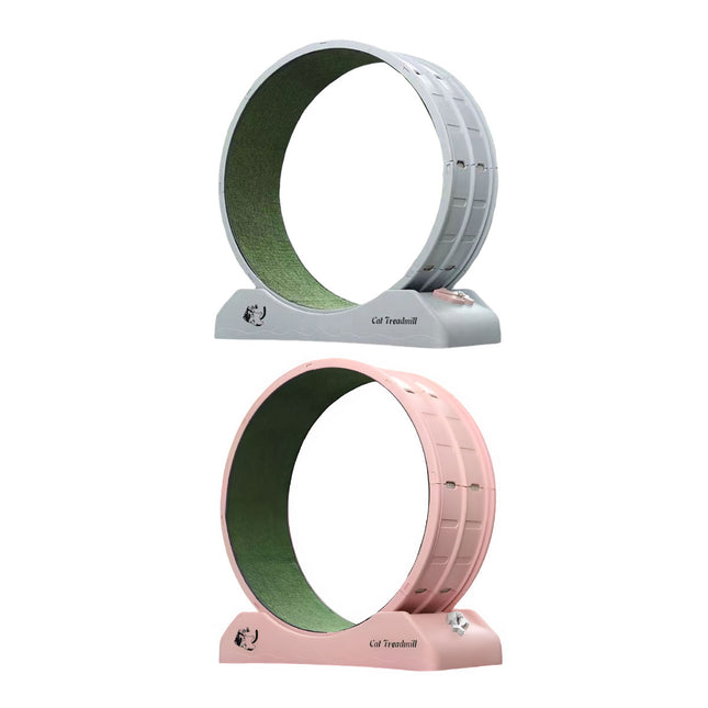 Cat Running Wheel Exercise Treadmill Toy Large Size Indoor Pet Fitness Spinner