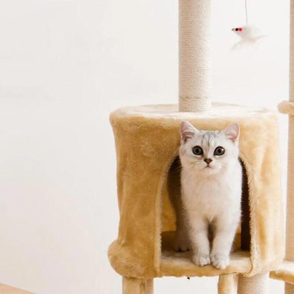 Cat Tree Scratching Post Gym House Condo Scratcher Furniture Tower AU Stock - Aimall