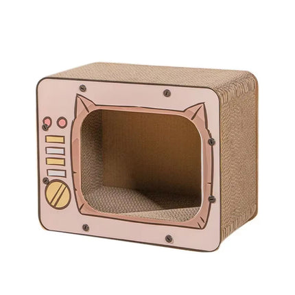 Cat Scratch Board 2 in 1 Cubic Cat Bed House Multifunctional Furniture Indoor