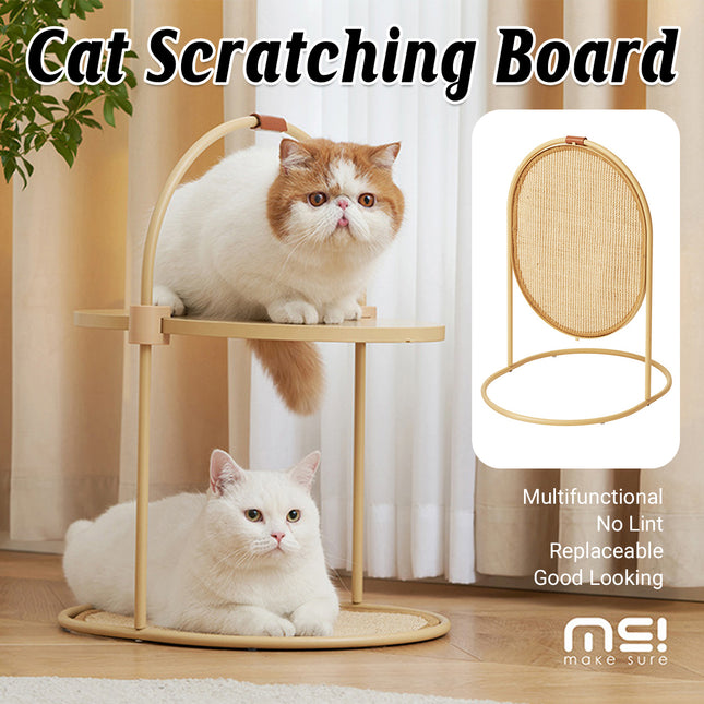 Cat Scratching Board Sisal Vertical Pet Furniture Multifunctional Toy Use