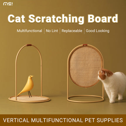 Cat Scratching Board Sisal Vertical Pet Furniture Multifunctional Toy Use