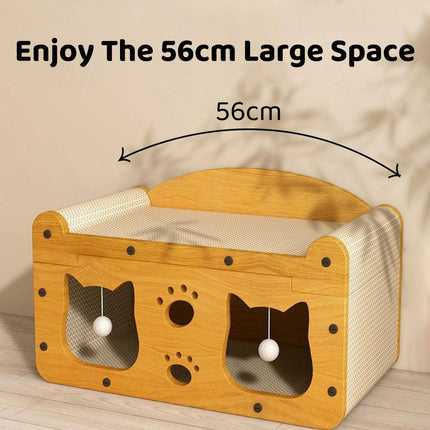 Cat Scratching Board Nest All in One Wear Resistant House Cat Scratching Toy