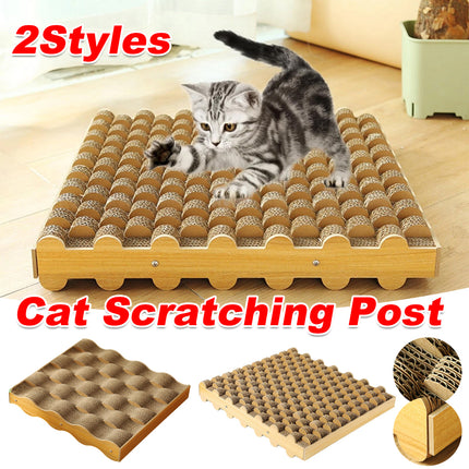 Cat Entertainment Corrugated Scratching Board Cat Toy Anti Scratch Durable