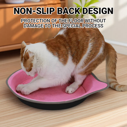 Cat Scratching Post Pad 2 in 1 PP Blanket Non Slip Indoor Kitten 38 x 38 x 5cm