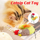 Catnip Cat Toy Plush Chicken Shape Interactive Teething Kitten Play Toy 13 x 9cm