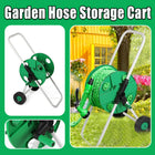 50m Garden Hose Reel Cart Water Pipe Storage Frame Wheeled Hose Holder Outdoor