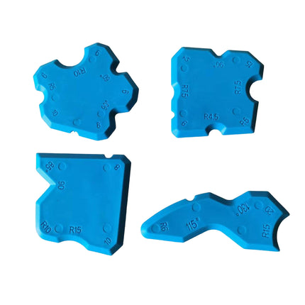 20pcs Caulk Smear Scraper Set Kitchen Bathroom Sink Sealant Joint Finishing Tool