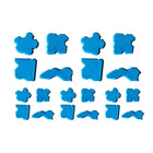 20pcs Caulk Smear Scraper Set Kitchen Bathroom Sink Sealant Joint Finishing Tool