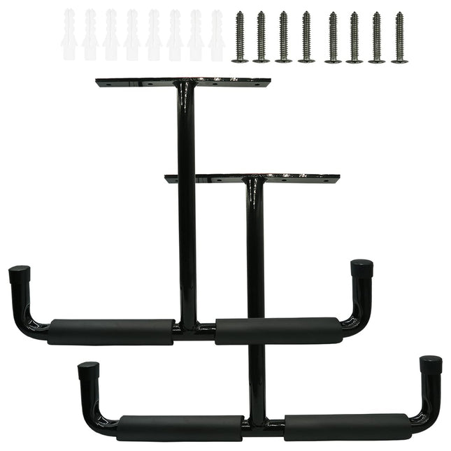 Metal T-Type Ceiling Hook Shelf Bracket Fishing Rod Kayak Hanger Storage Hooks