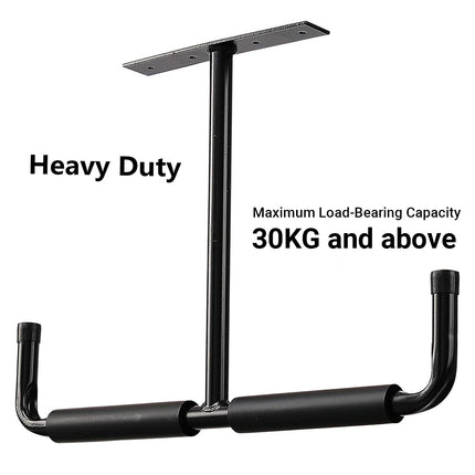 Metal T-Type Ceiling Hook Shelf Bracket Fishing Rod Kayak Hanger Storage Hooks