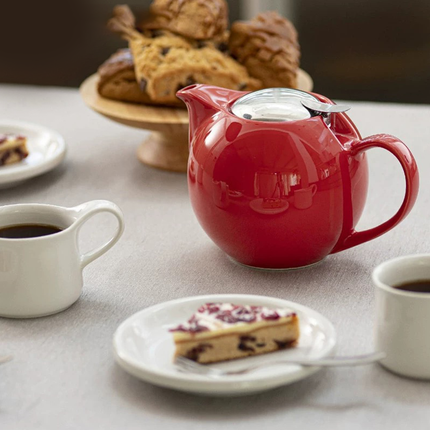 Ceramic Teapot Tea Pot With Lid For Leaf Tea Coffee Hot Beverage Home Kitchen