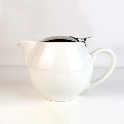Ceramic Teapot Tea Pot With Lid For Leaf Tea Coffee Hot Beverage Home Kitchen