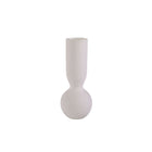 Simple White Ceramic Vase Ornament for Home Living Room Bedroom Table Decor