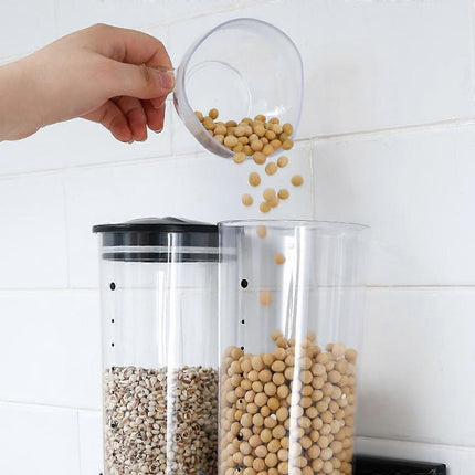 Wall Mount Double Outlet Grain Distributor Storage Container for Rice Cereal Use