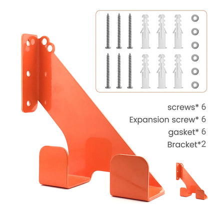 2PCS Heavy Duty Wall Hook Tool Hanger Bracket for Power Equipment Storage Use