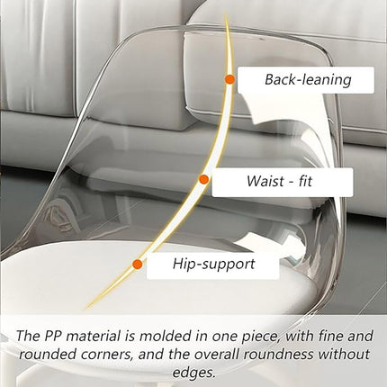 Stool with Universal Wheels Pulley Short Stool with Backrest Comfortable Seat