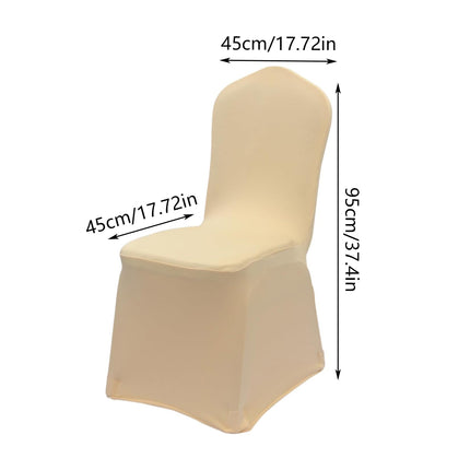 4PCS Universal Elastic Chair Covers Thickened For Hotel Wedding Banquet Decor