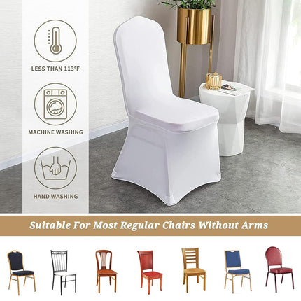 4PCS Universal Elastic Chair Covers Thickened For Hotel Wedding Banquet Decor