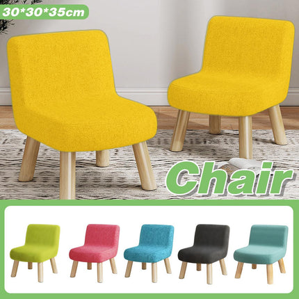 Fabric Ottoman Foot Stool Rest Pouffe Padded Footstool with Wood Storage Seat